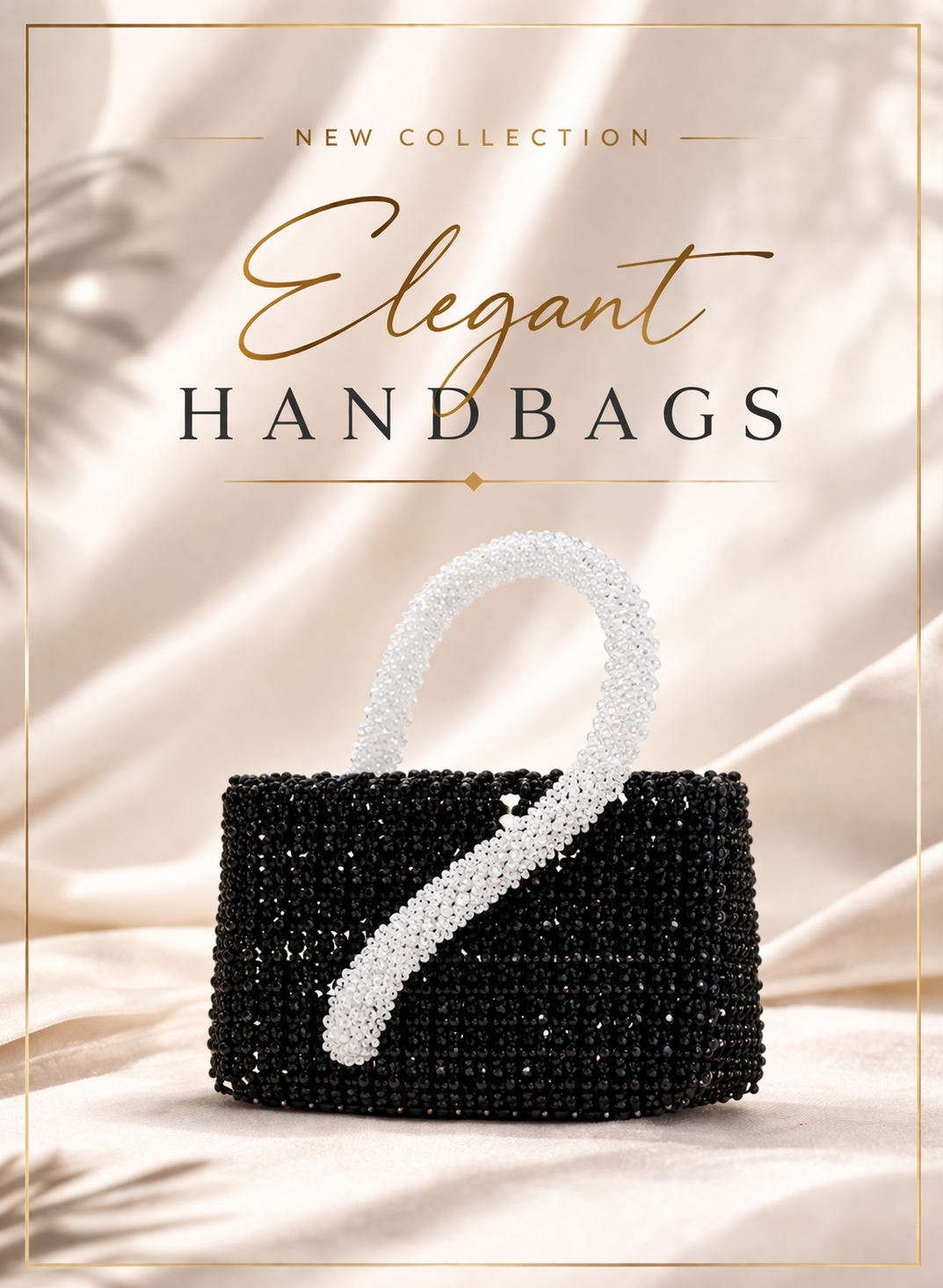 Elegant handbag collection in luxury